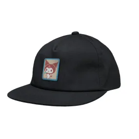 Girl Kuromi 5 Panel Snapback Black