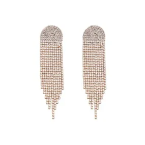 Half Circle Drop Earrings Glamour Girl