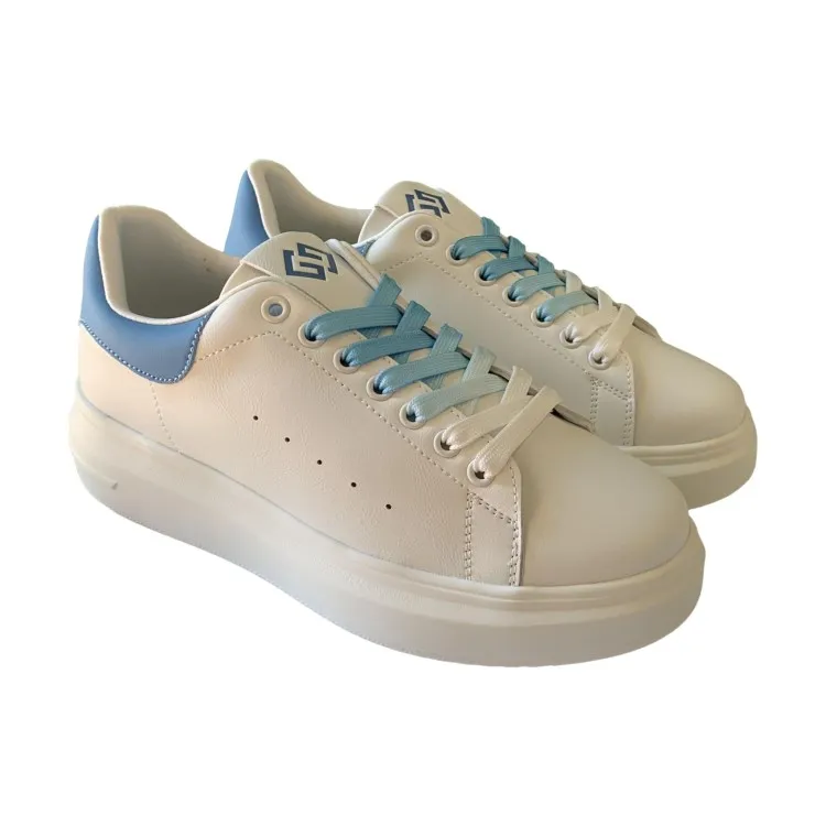 Gold & Gold GB810 Women's Sneakers White Blue