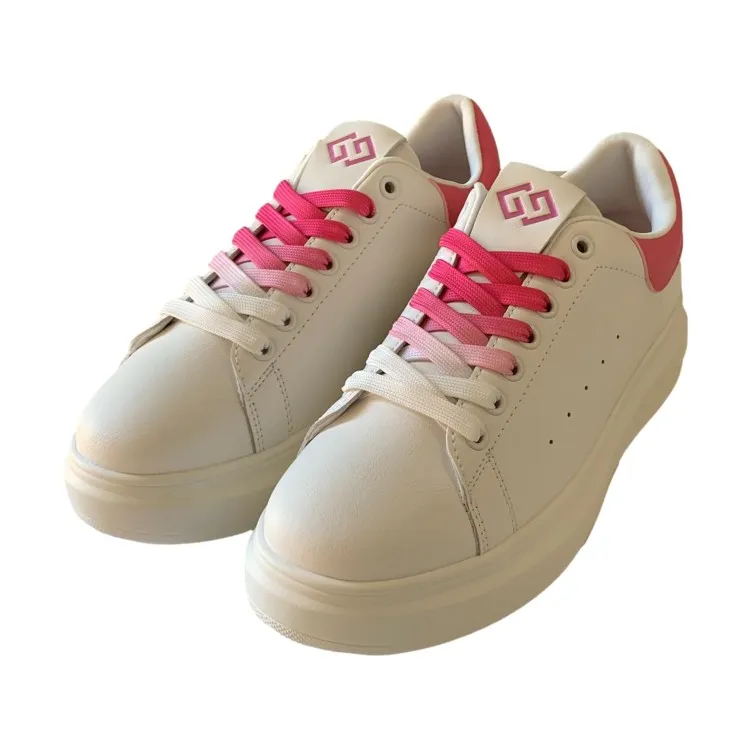 Gold & Gold GB810 Fuchsia White Women's Sneakers