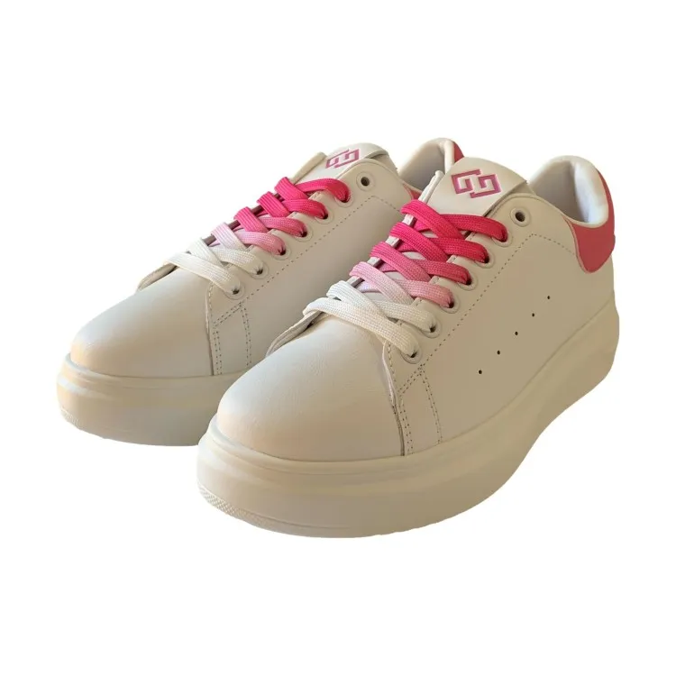 Gold & Gold GB810 Fuchsia White Women's Sneakers