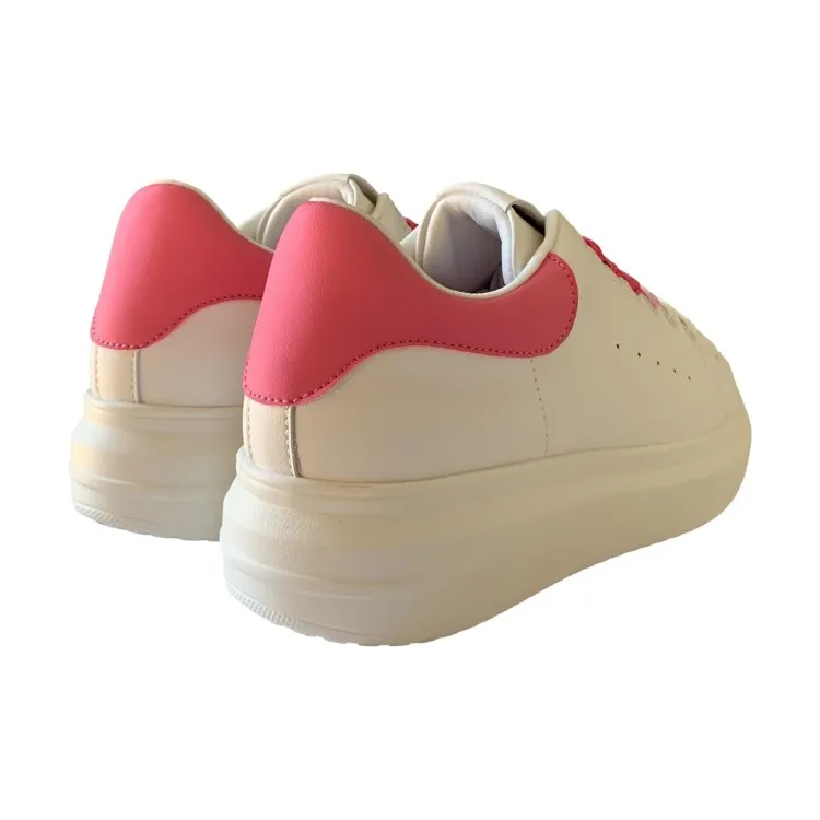 Gold & Gold GB810 Fuchsia White Women's Sneakers