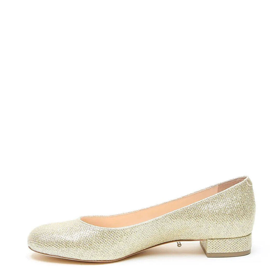 Gold Glitter Ballet Flat