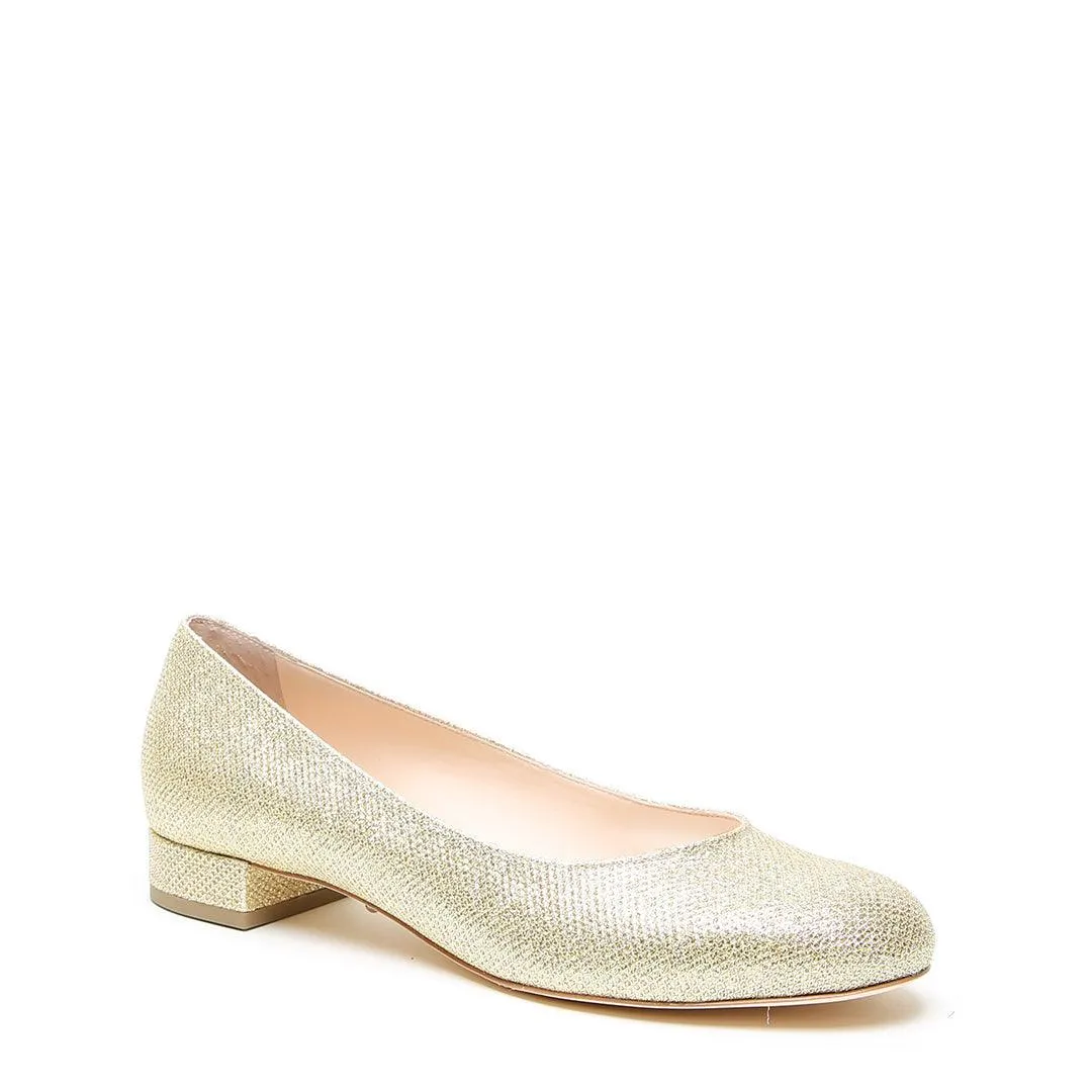 Gold Glitter Ballet Flat