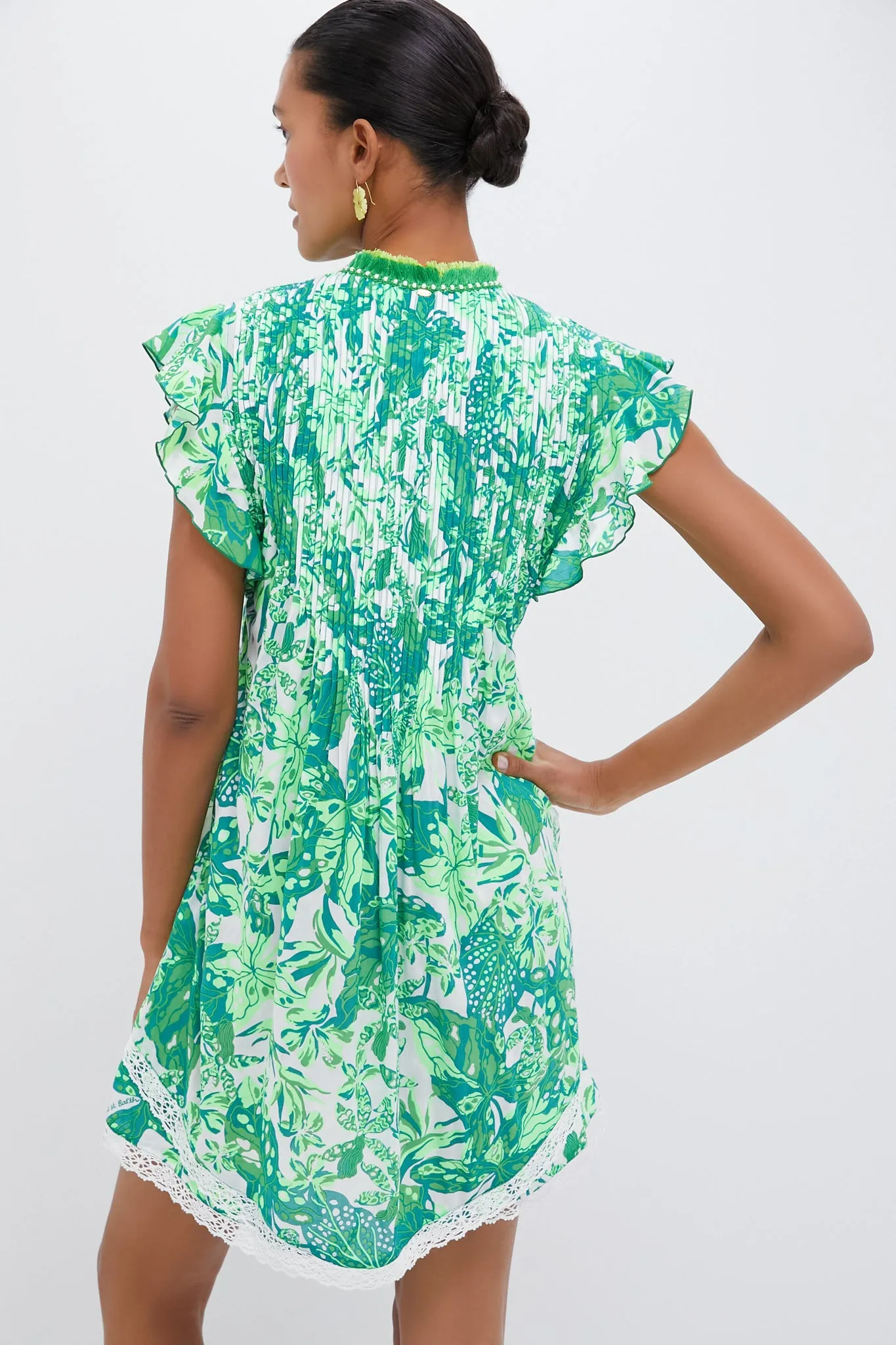 Green Jengel Sasha Mini Dress