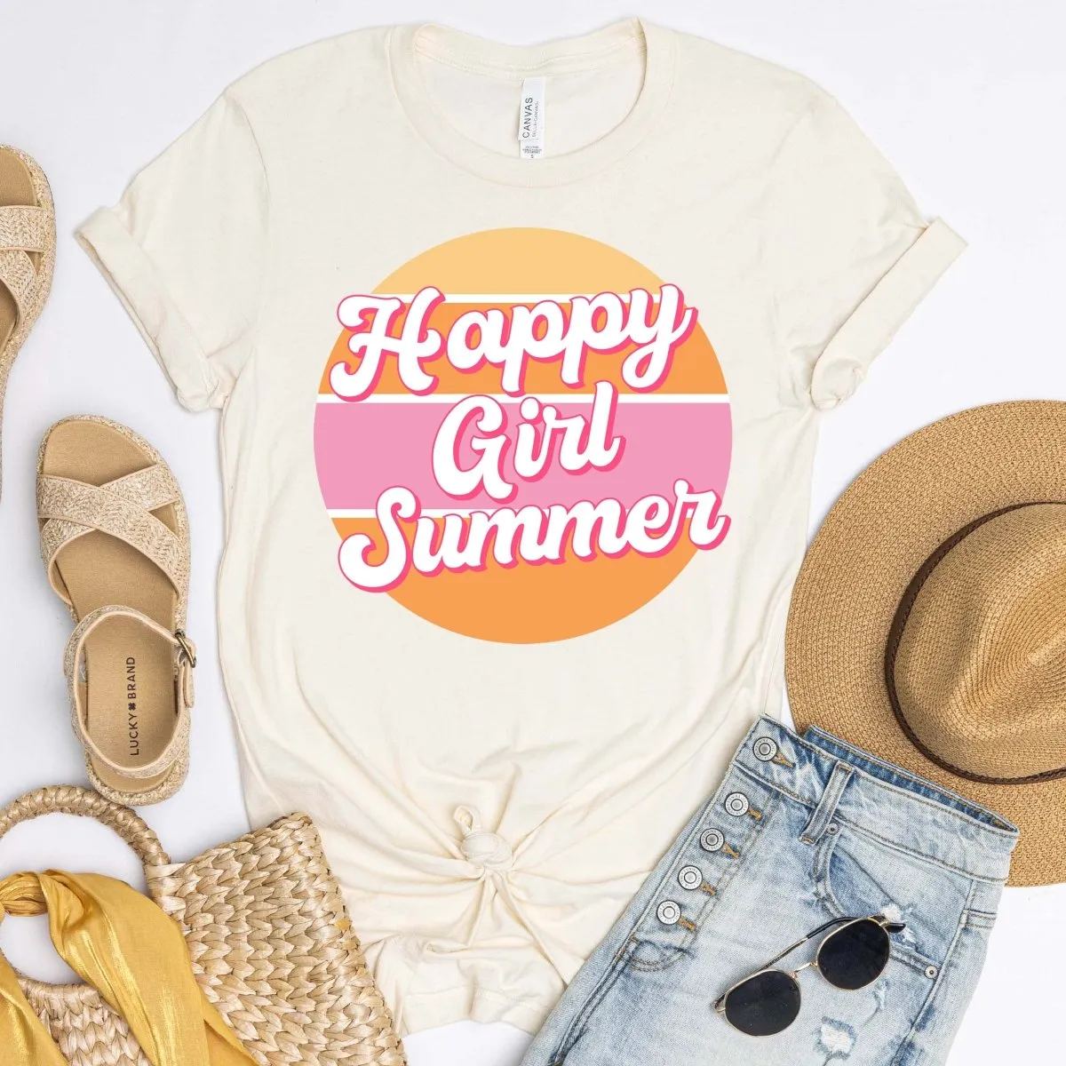 Happy Girl Summer tee