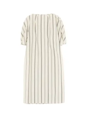 HARD TWISTED STRIPE SLIT DRESS