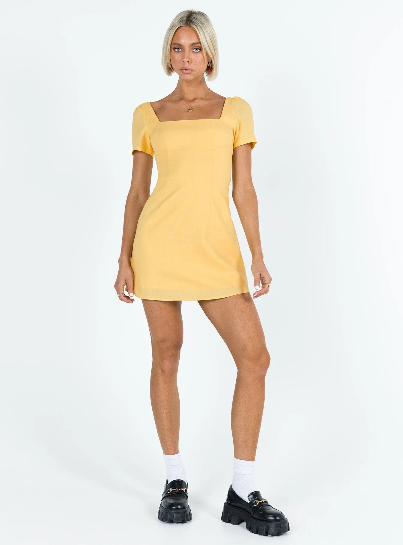 Yellow Mini Dress in Hastings