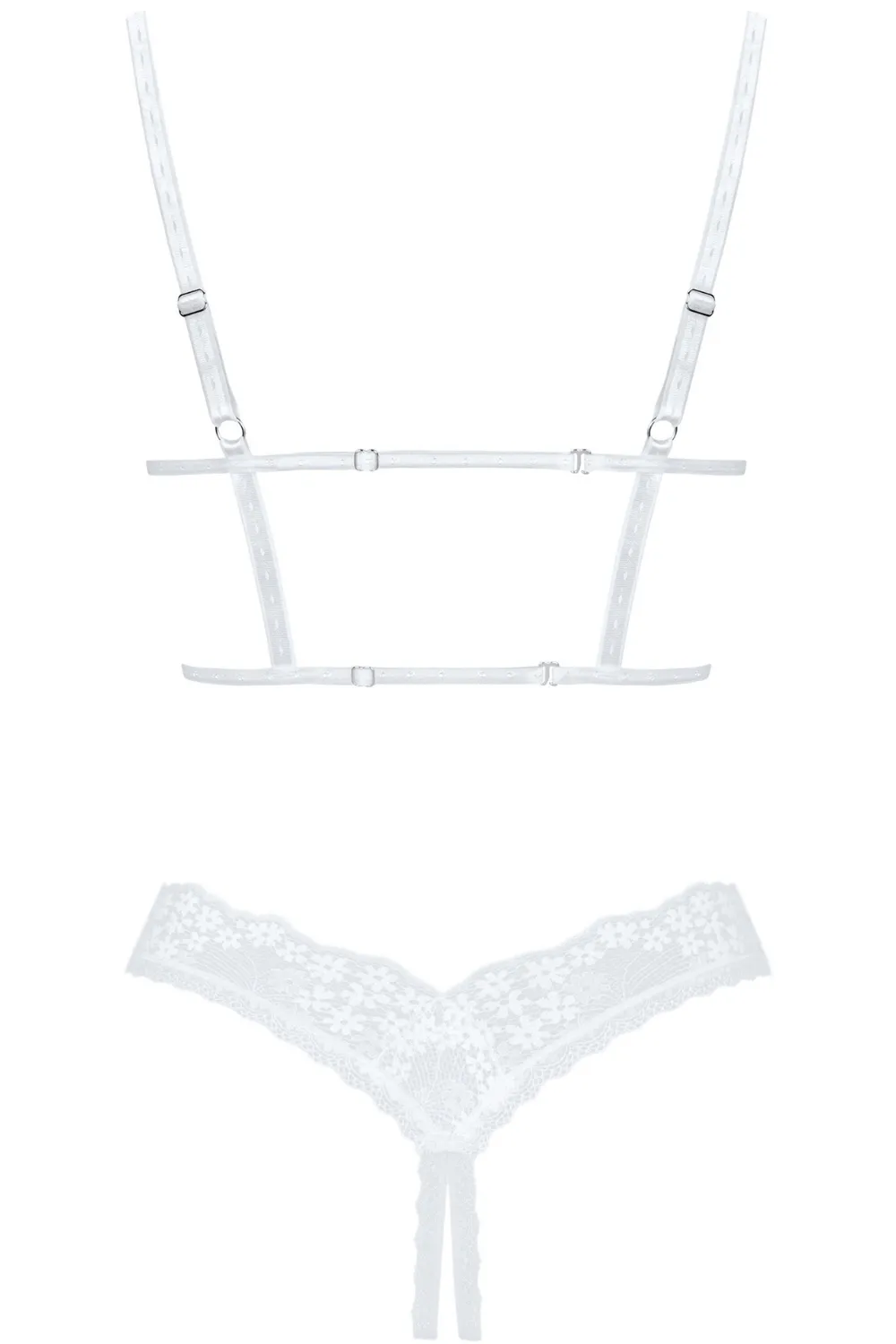 Heavenly Open Bra & Crotchless Thong