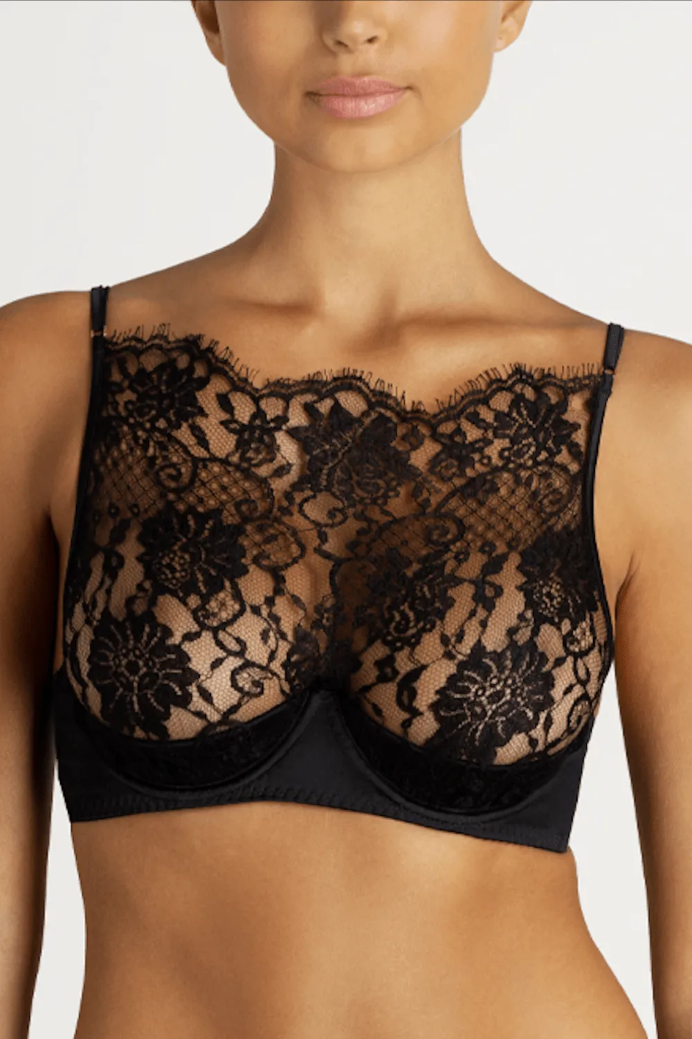 Hera High Neck Balconette Bra - Elevated Supportive Lingerie