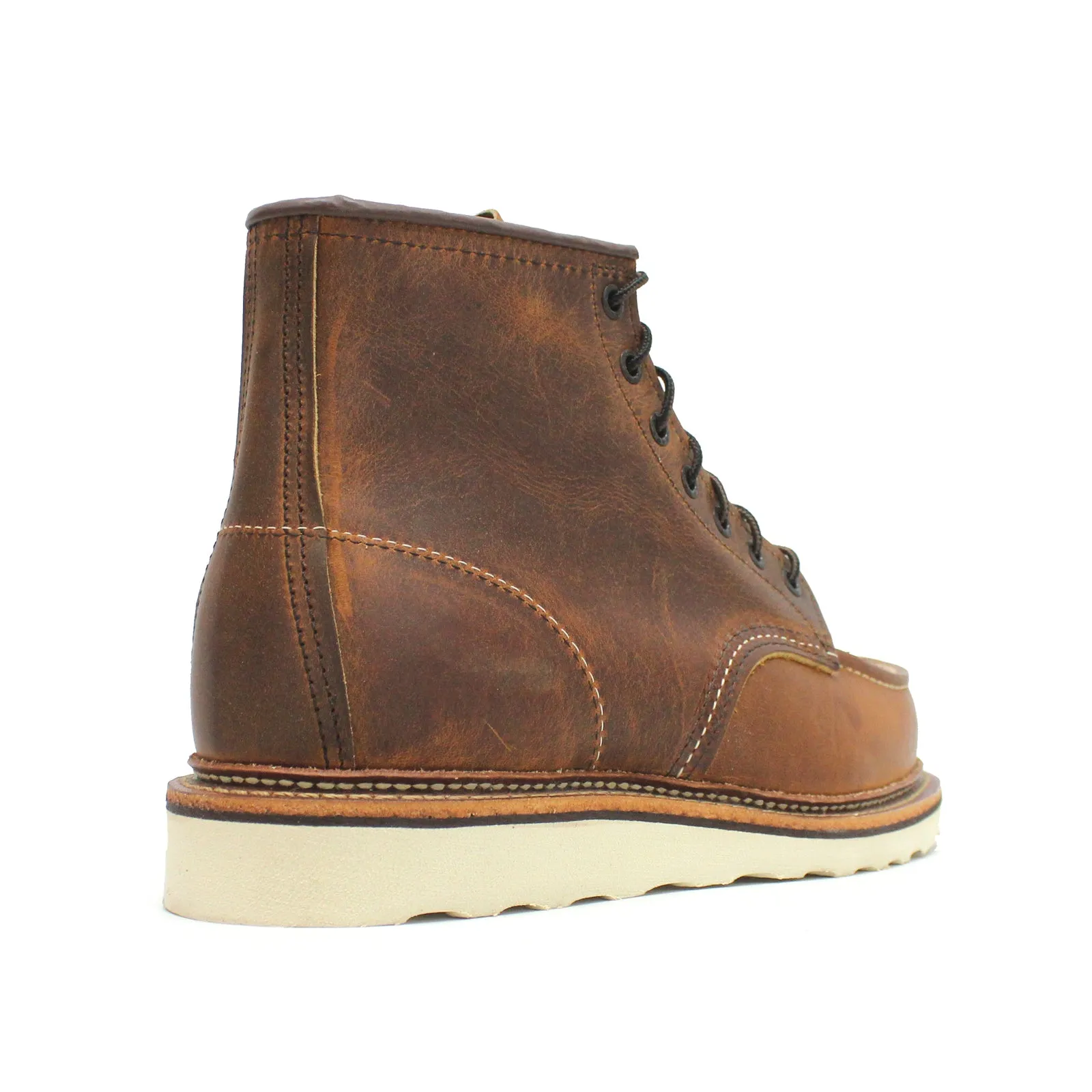 Heritage Nubuck Leather 6 Inch Classic Men's Moc Toe Boots