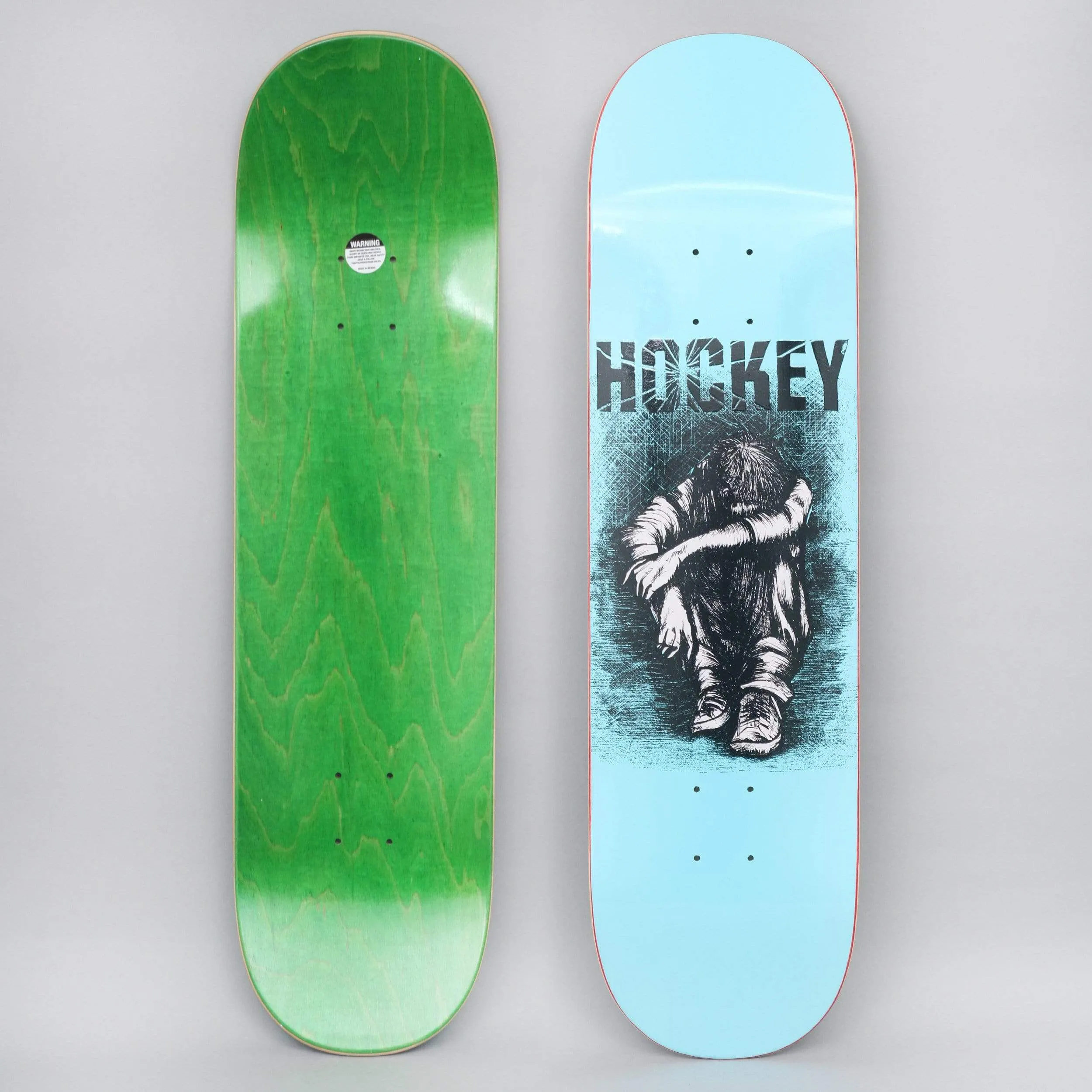 Hockey 8.25 Missing Kid Skateboard Deck Blue