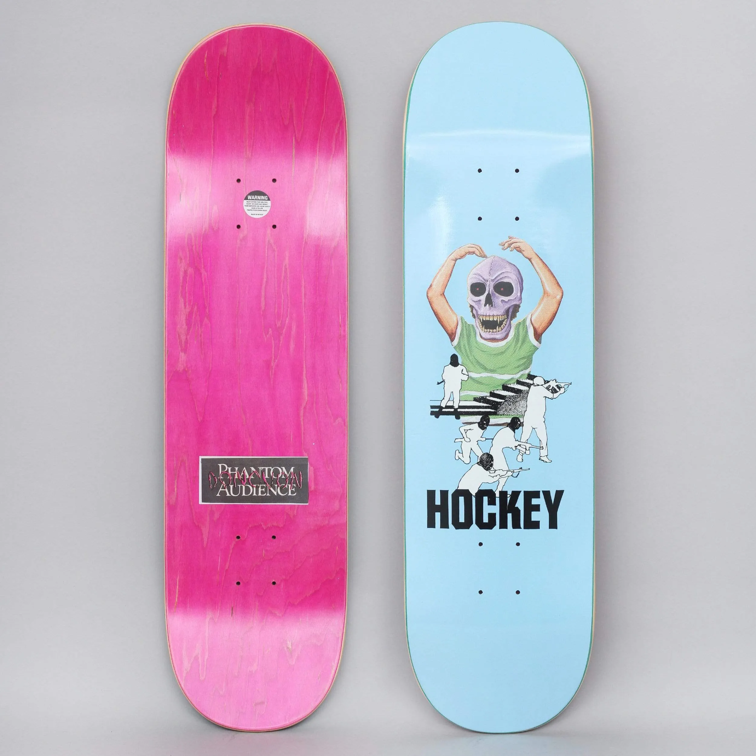 Hockey 8.38 Donovon Piscopo Skull Kid Skateboard Deck Blue