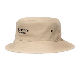 HOMME+ Collection Bucket Hat Beige