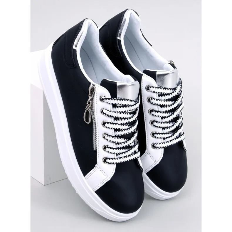 Hopper Black high-soled sneakers