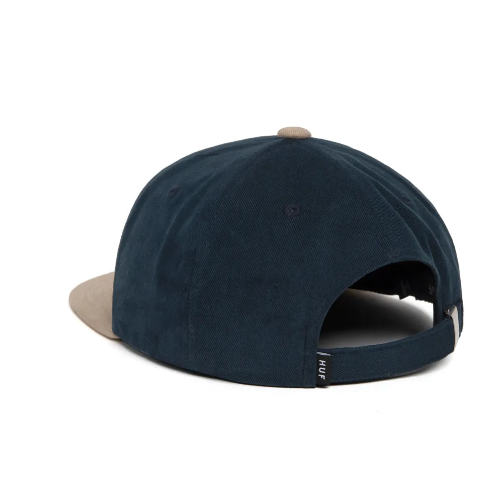 HUF OG SYSTEM 6 PANEL HAT // NAVY