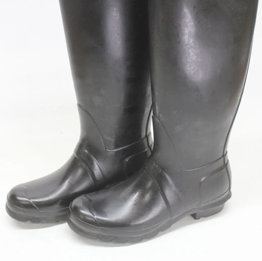 Hunter Womens Boots Original Tall Gloss Waterproof Wellington Rubber - UK 7