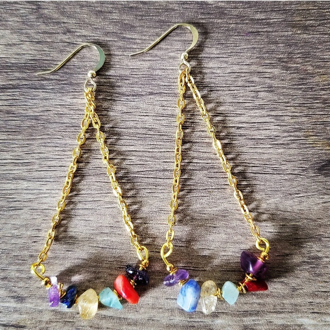 Island Girl Art - Chakras Earrings