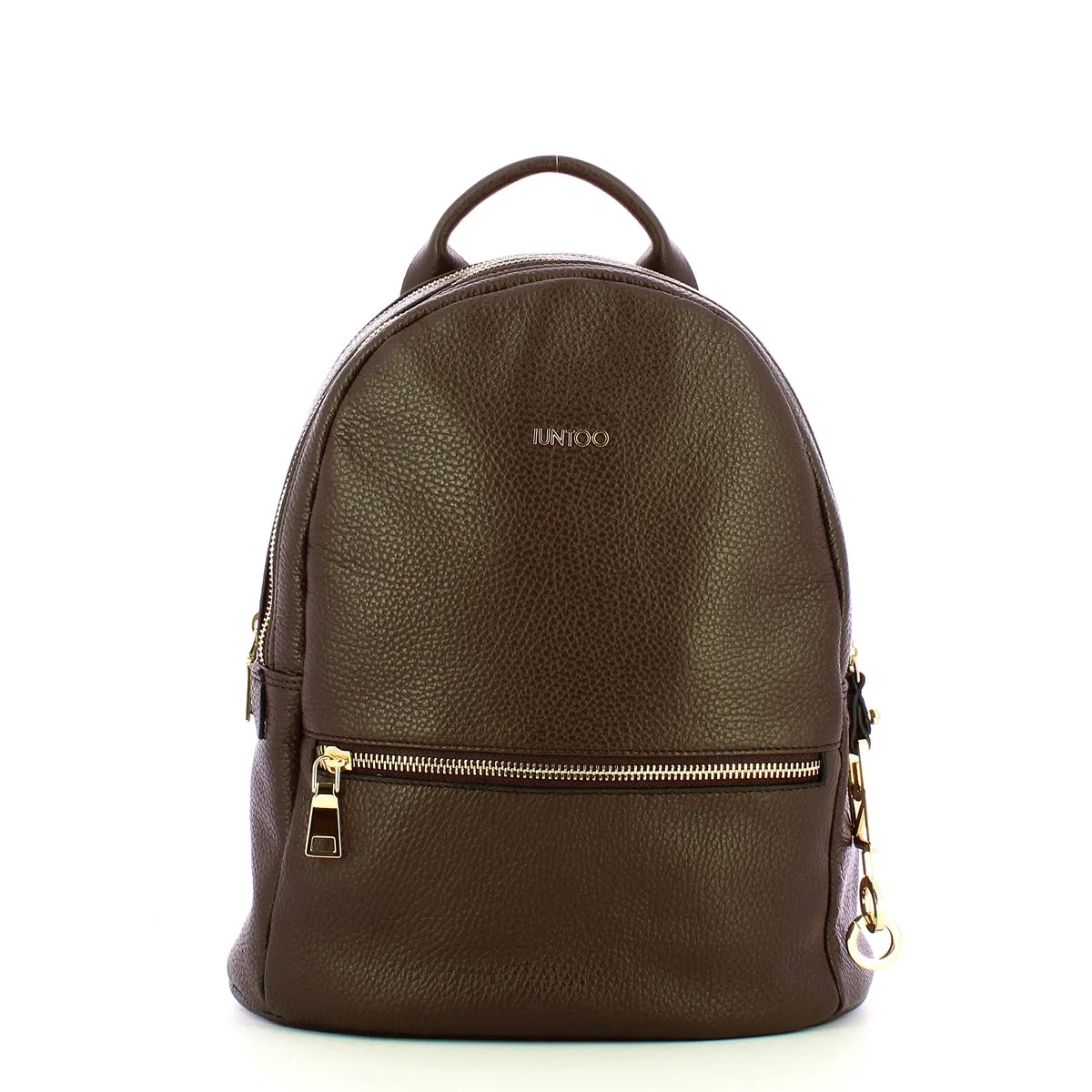 Iuntoo Harmony Brown Zip Backpack - 168103 - BROWN