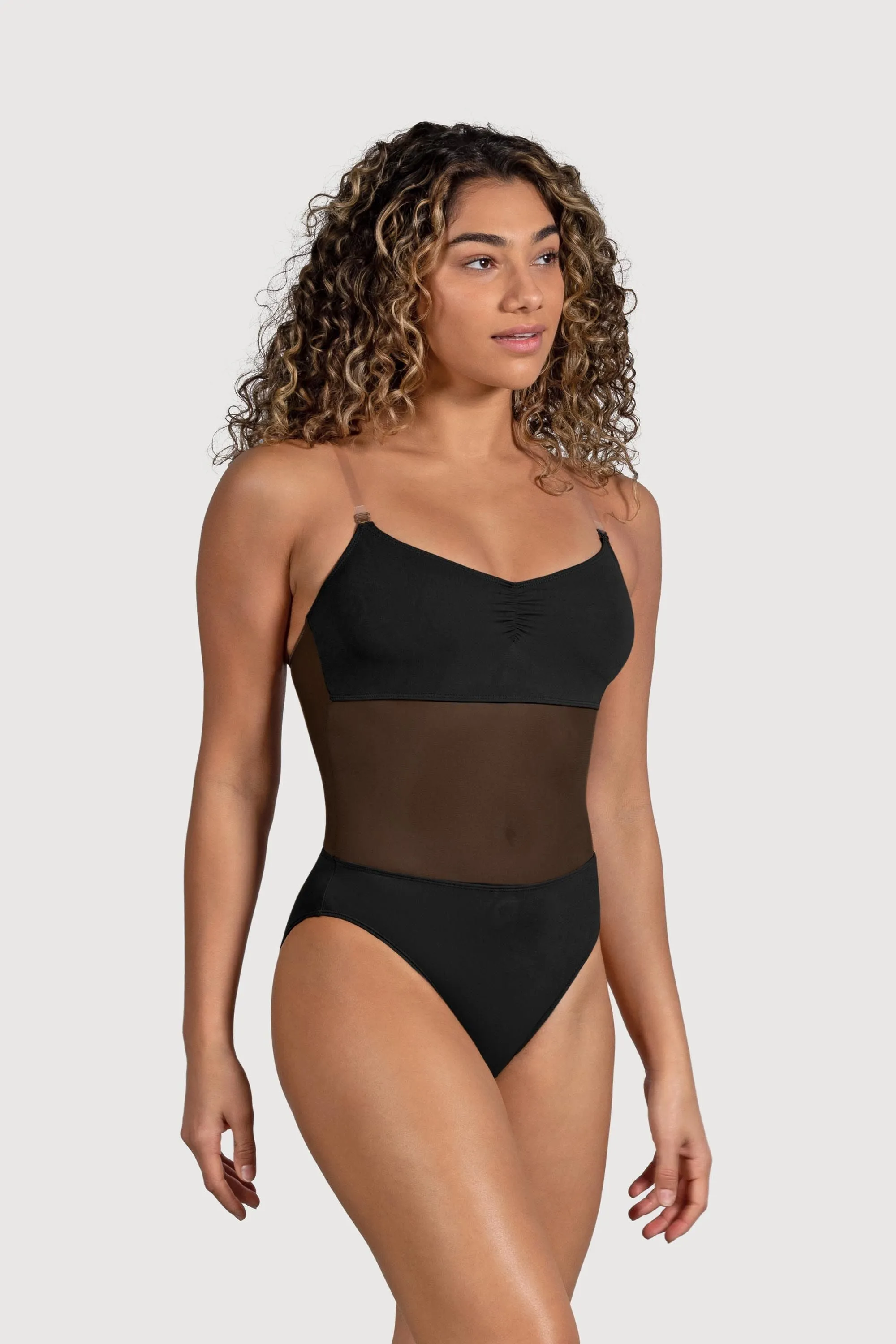 Ladies Cordelia Mesh Panel Bodysuit