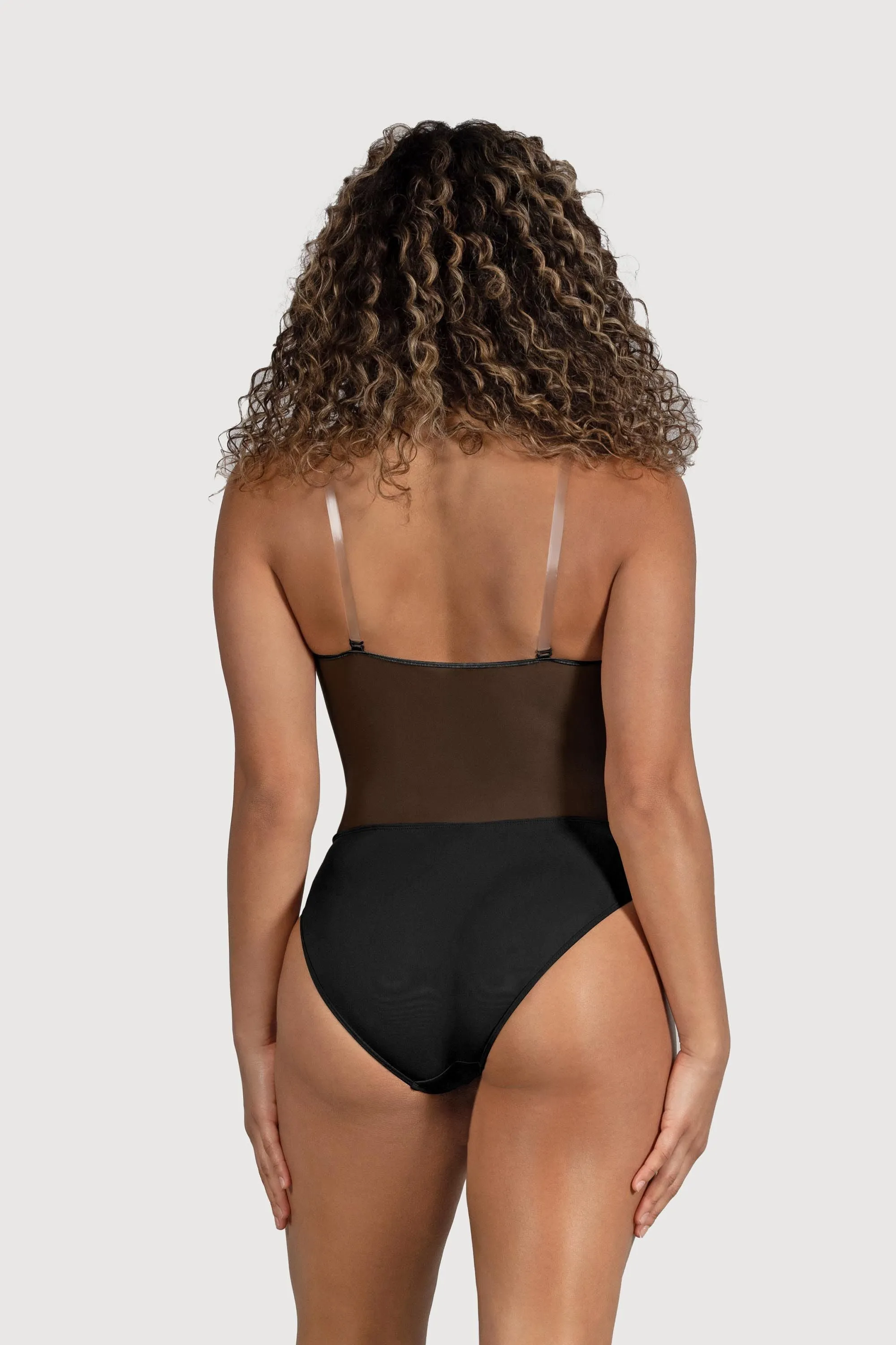 Ladies Cordelia Mesh Panel Bodysuit