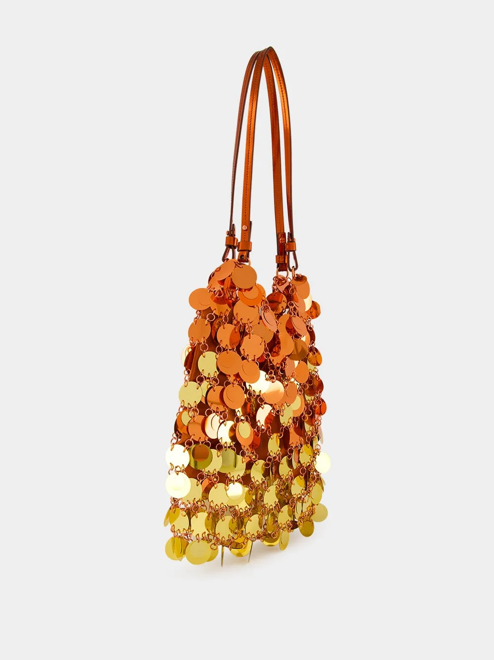 Large Sequinned Sunset Gradient Shoulder Bag