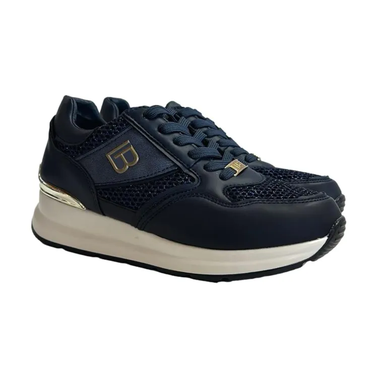 Laura Biagiotti Navy Kid Donna Platform 8406 Sneakers