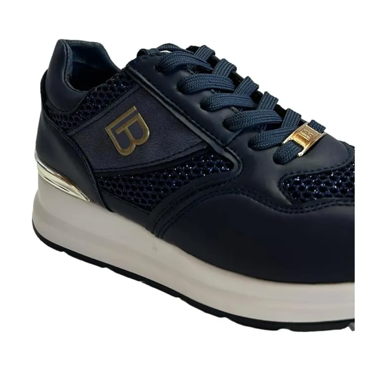 Laura Biagiotti Navy Kid Donna Platform 8406 Sneakers