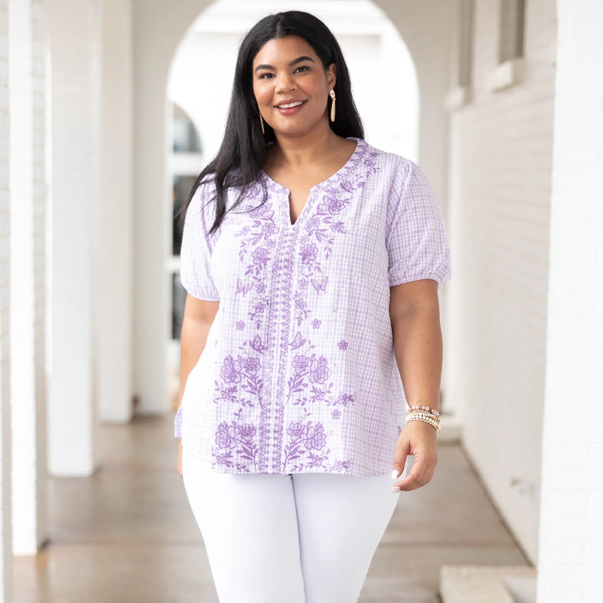 Lavender Prairie Girl Top