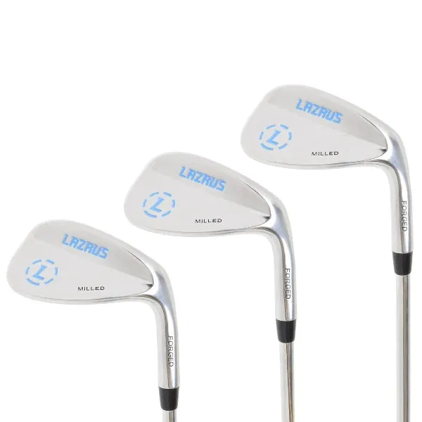 Lazrus Golf Wedges Set Forged 50 54 58 Gap Sand Lob Wedge - Right Hand