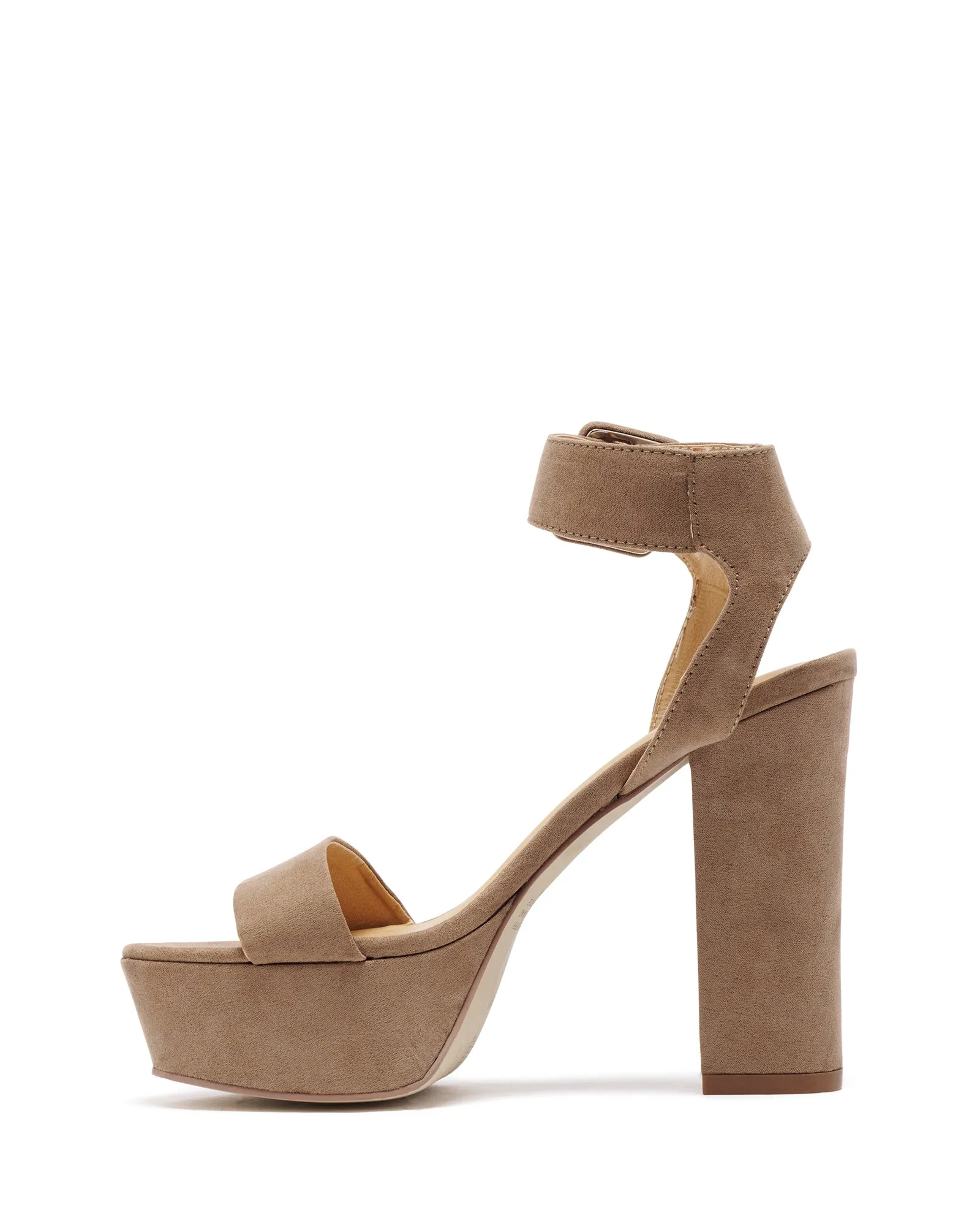 Lelda Platform Heel Taupe