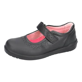 Lillia School Shoes for Girls in Black