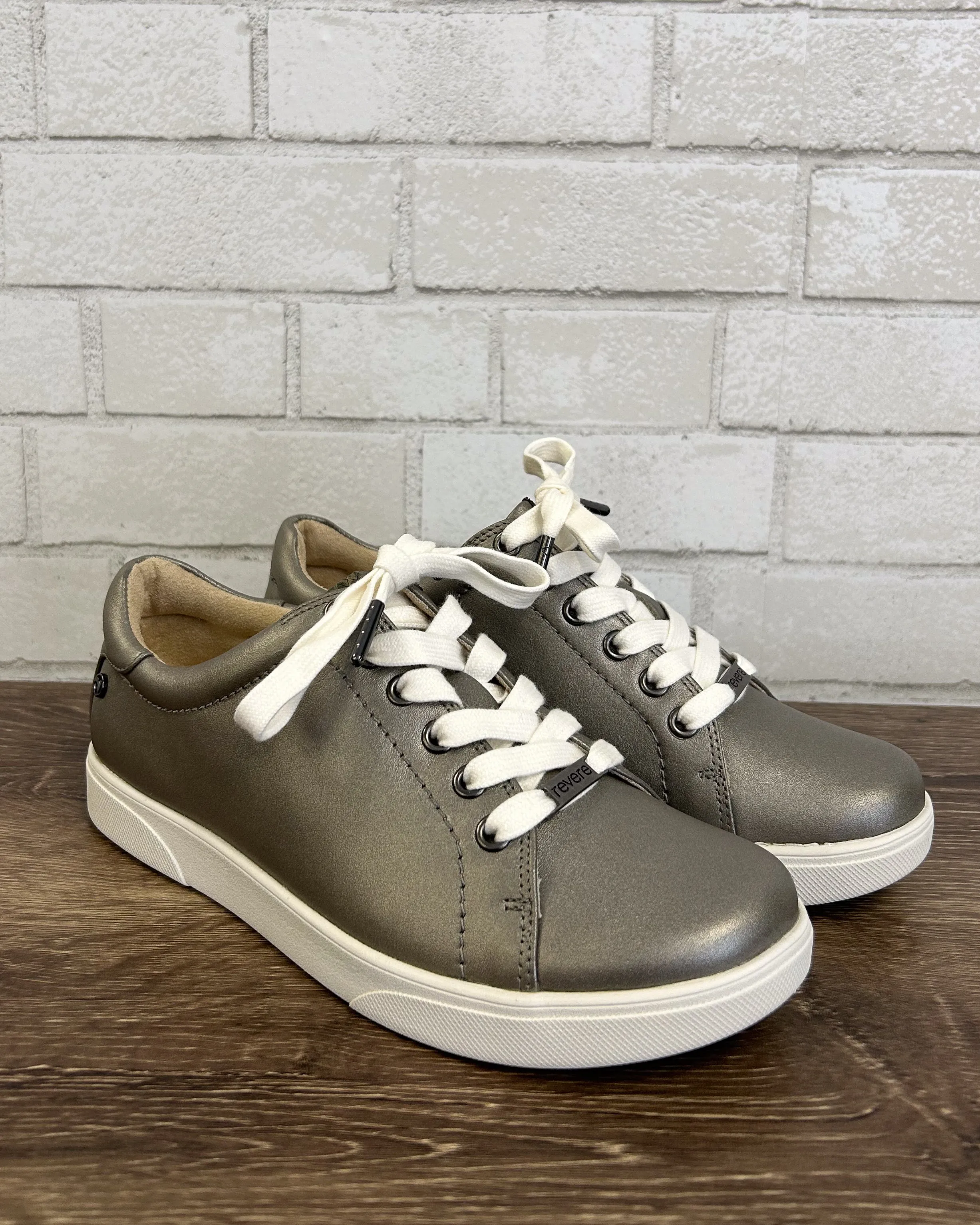 Limoges Lace Up Sneaker in Slate - Wide Width.