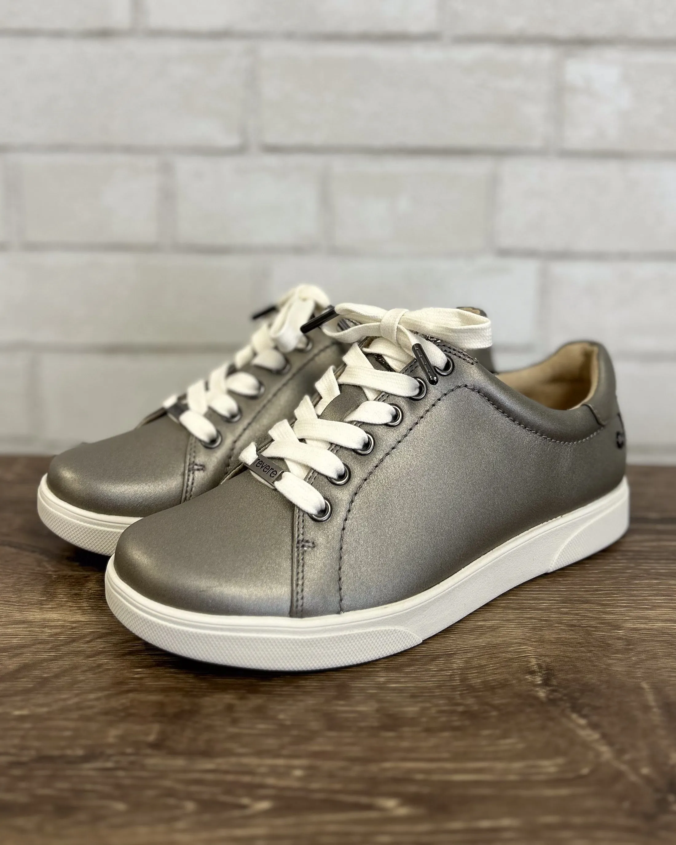 Limoges Lace Up Sneaker in Slate - Wide Width.