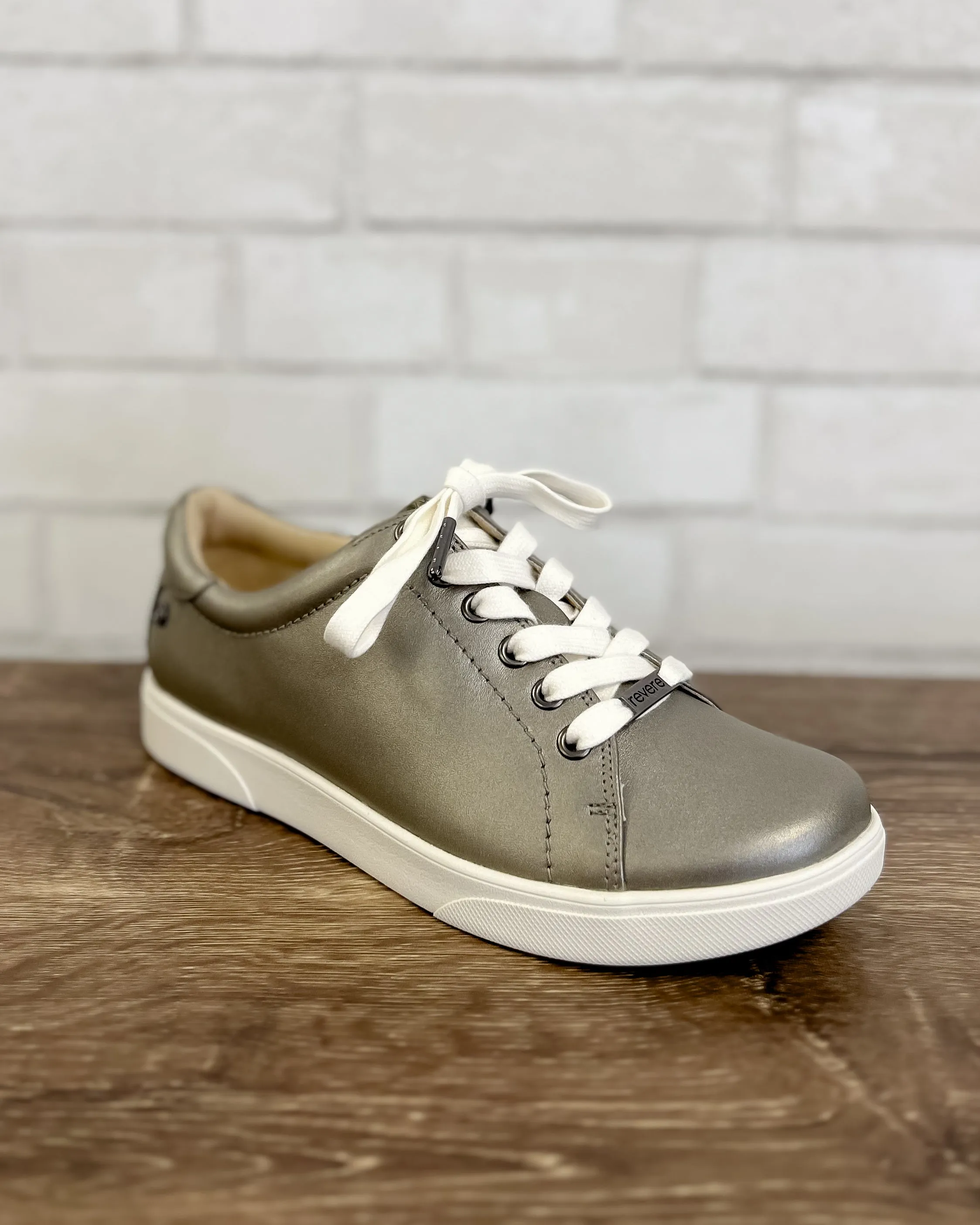 Limoges Lace Up Sneaker in Slate - Wide Width.