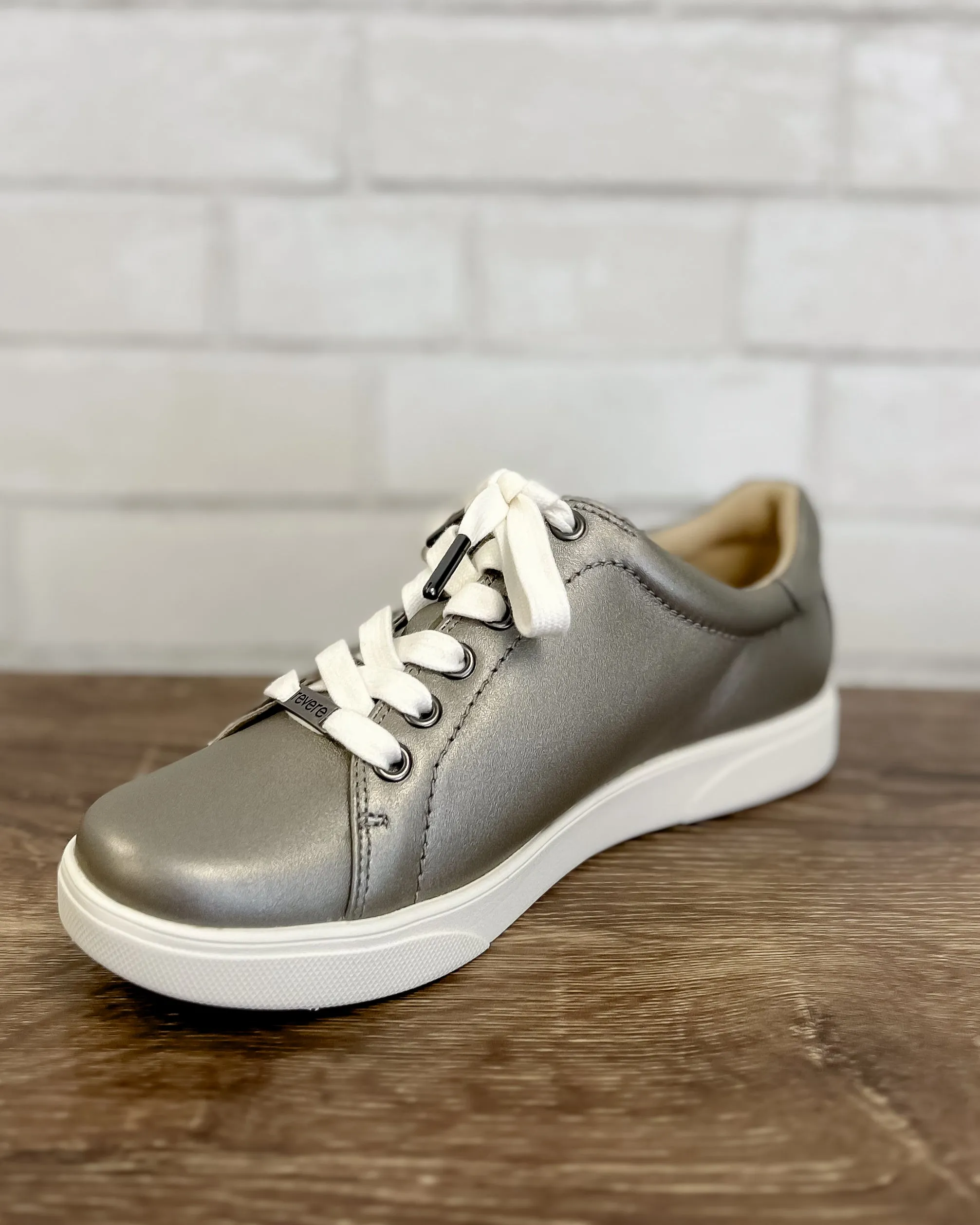 Limoges Lace Up Sneaker in Slate - Wide Width.