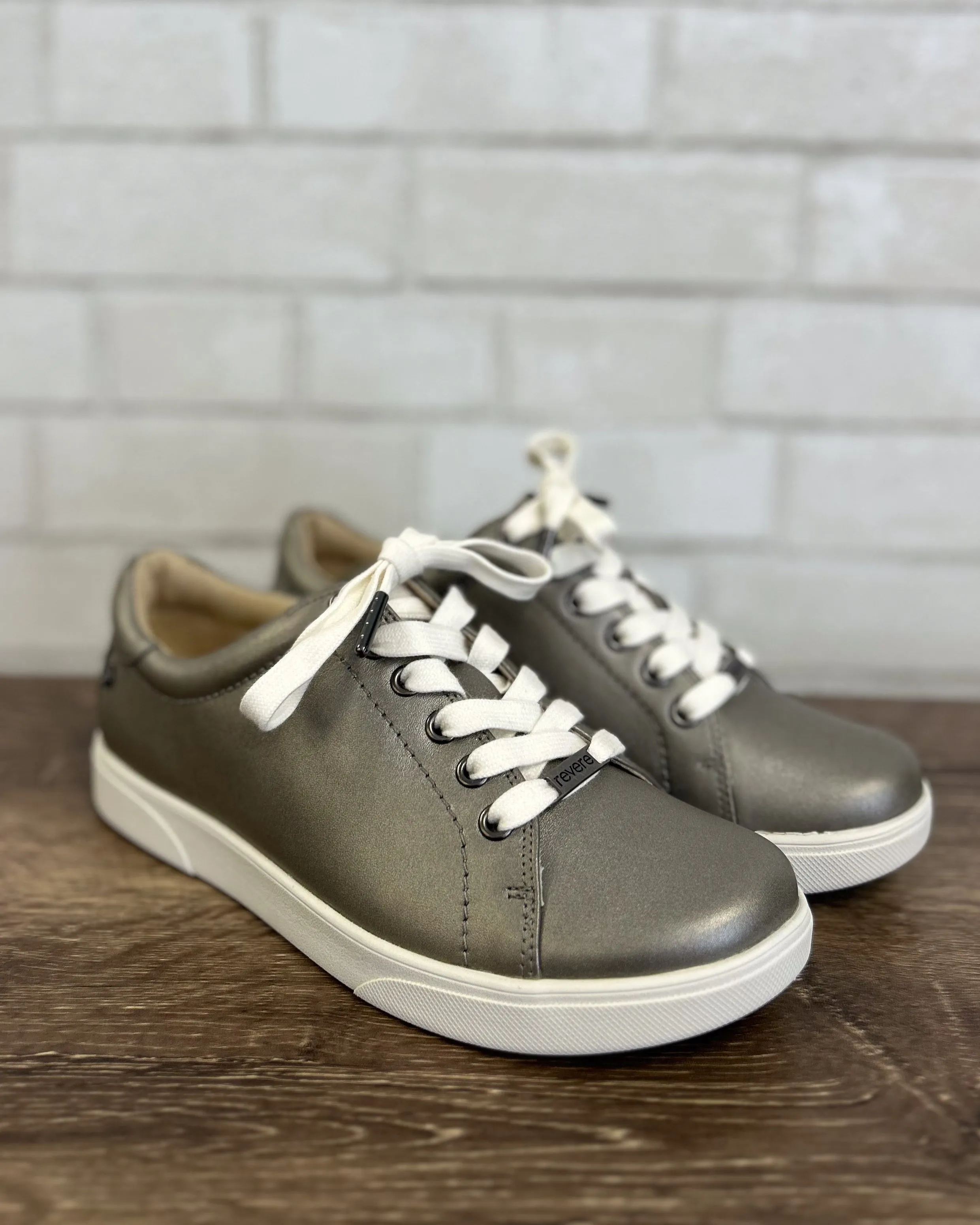 Limoges Lace Up Sneaker in Slate - Wide Width.