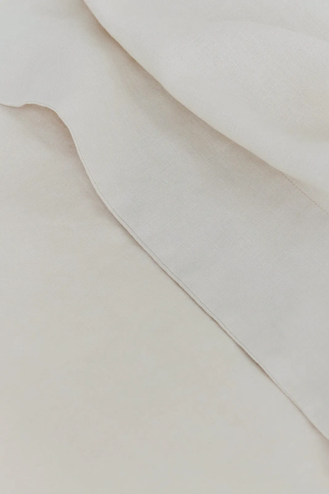 Flat Sheet Oat Linen