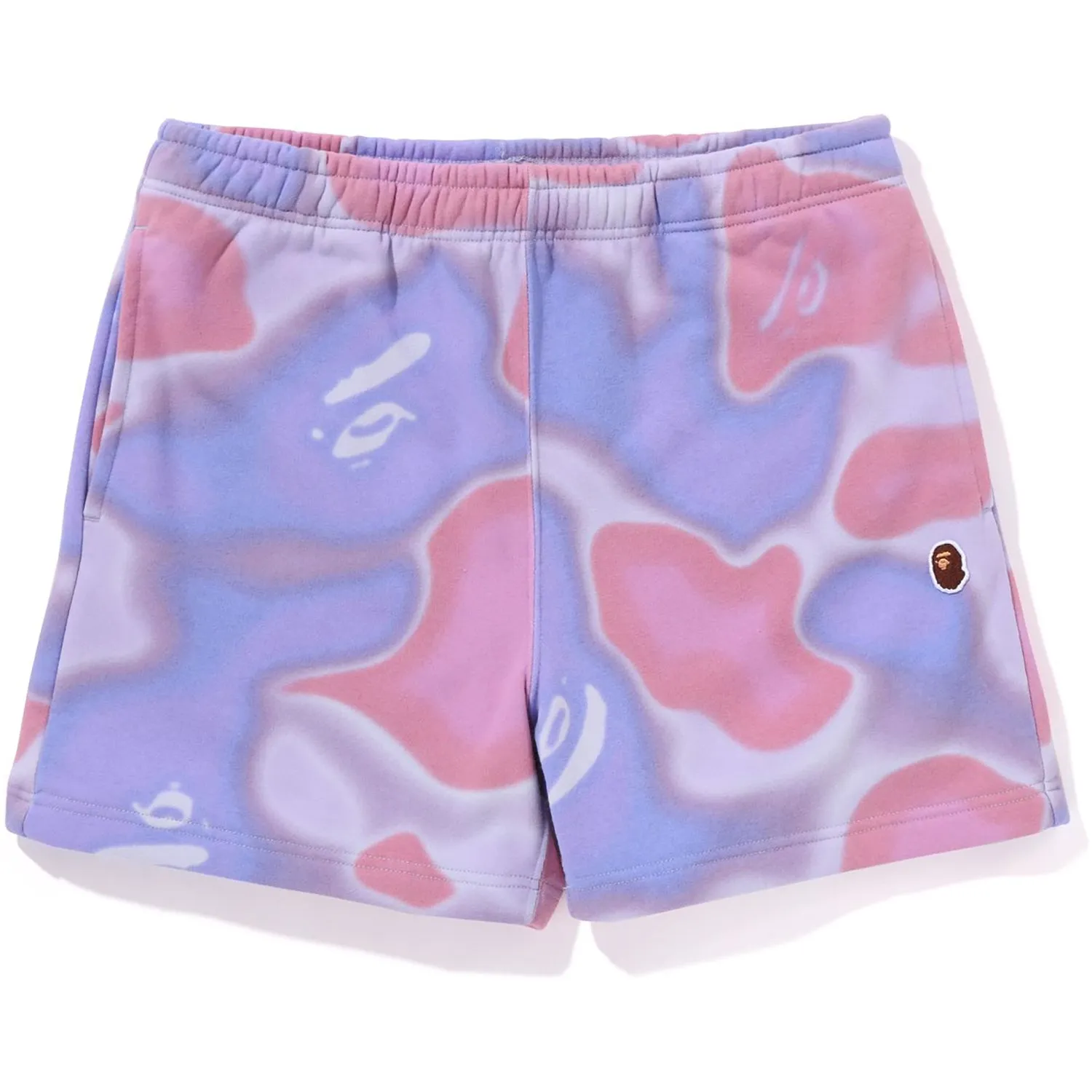 LIQUID CAMO SWEAT SHORTS LADIES