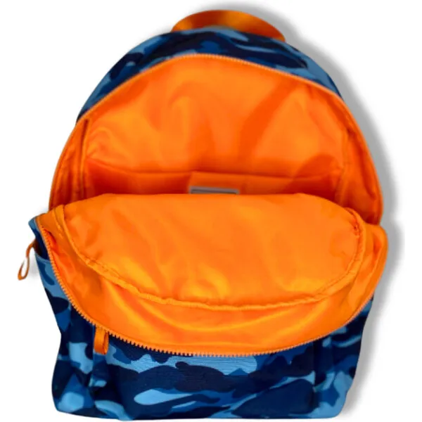 Blue Camo Backpack - Customizable Little Chicken