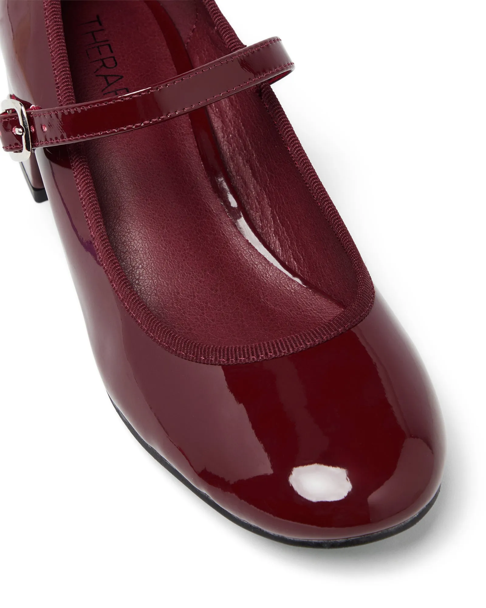 Liz Ballet Heel Cherry Patent