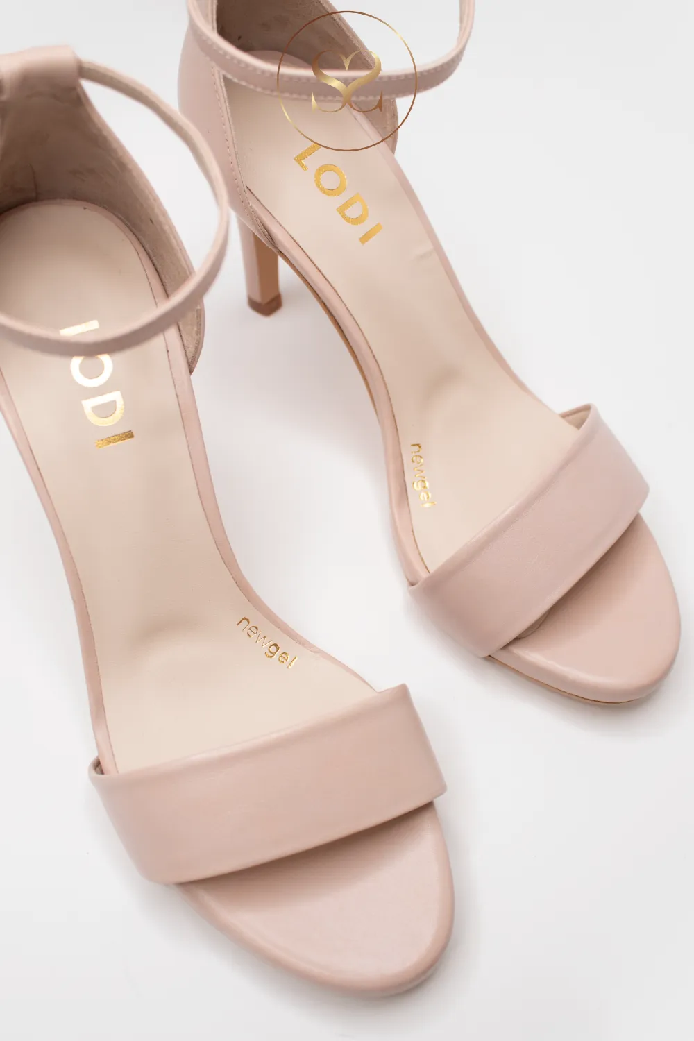 LODI IGOR-X NUDE HIGH HEEL SANDALS