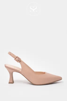 LODI JUCO NUDE LOW HEEL SLINGBACk SHOES