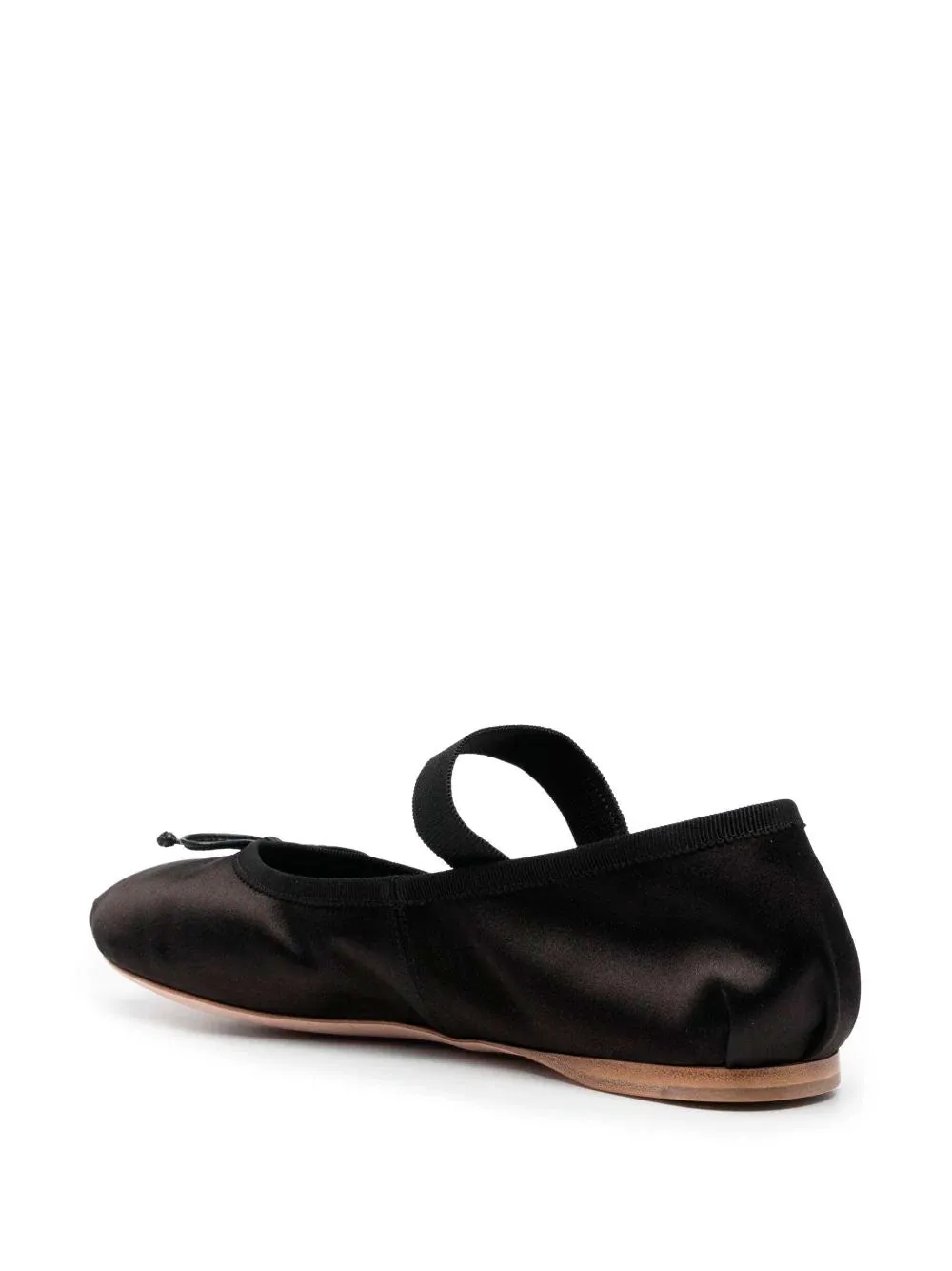 Logo ballerina shoes