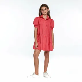 Lola Mini Dress | Sunset Coral