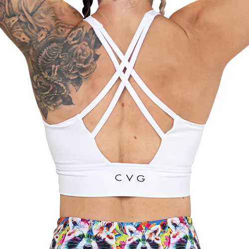 Longline Bra | White