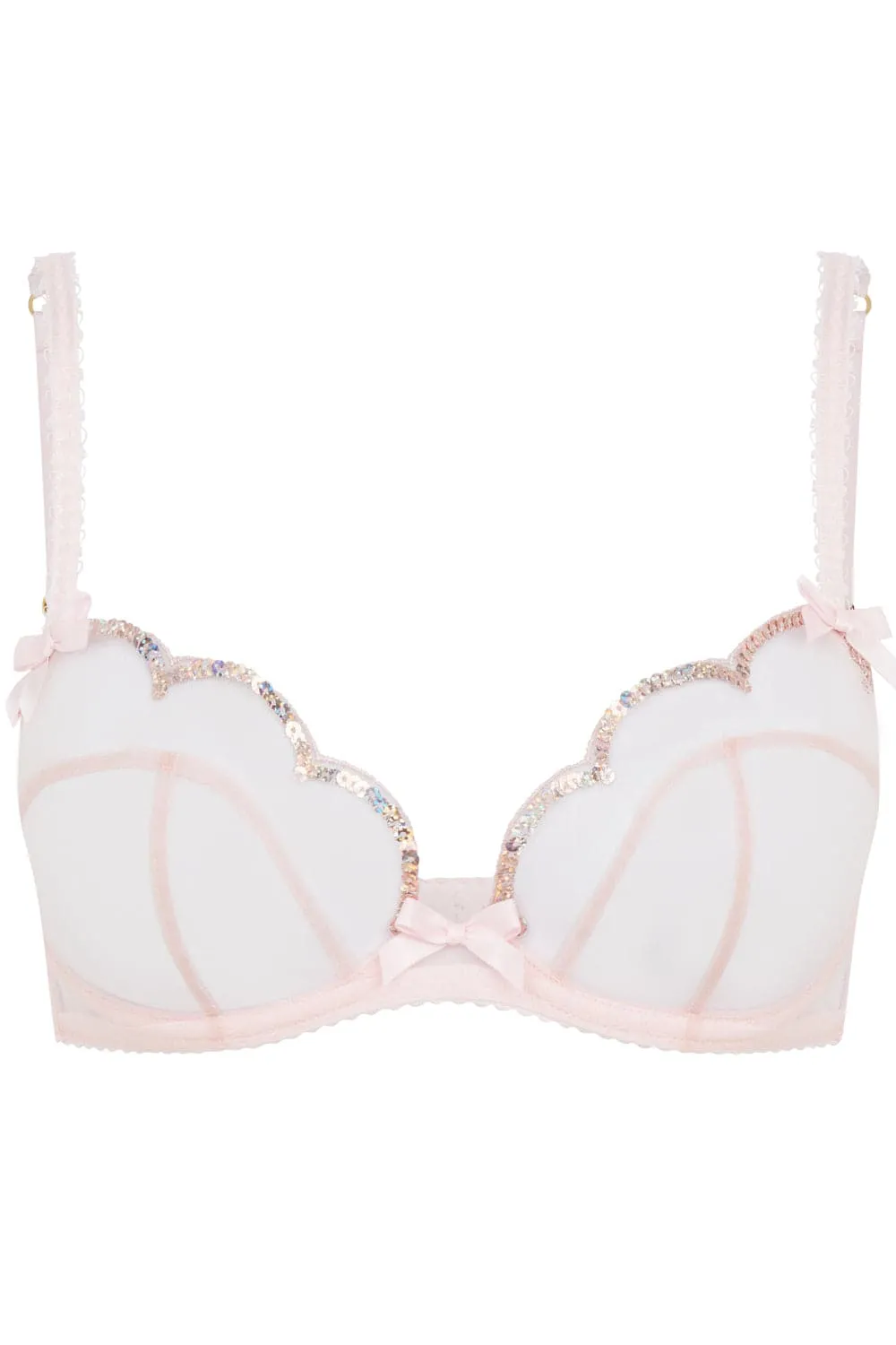 Lorna plunging underwired bra.