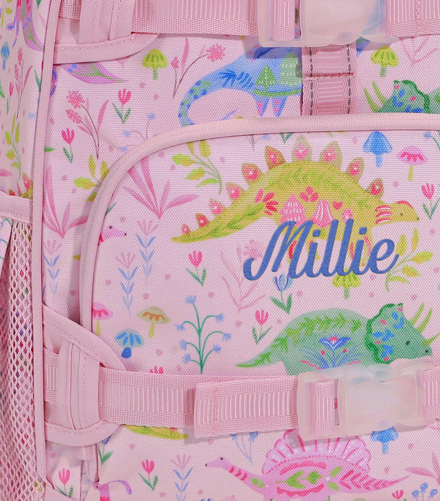 Mackenzie Pink Dinosaur Backpacks