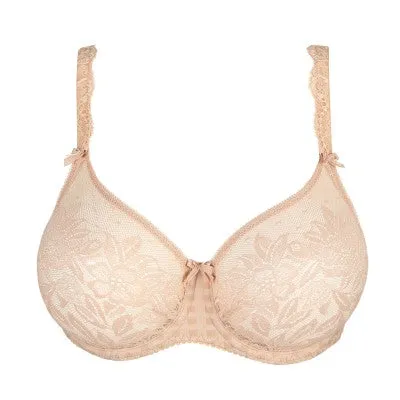 Madison Smooth Lace T-Shirt Bra in Caffé Latte Color, Available in Sizes C-H.