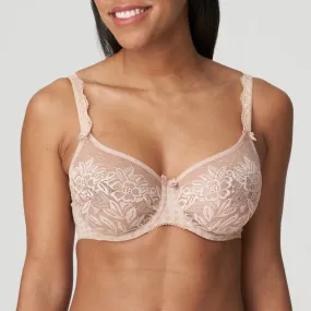 Madison Smooth Lace T-Shirt Bra in Caffé Latte Color, Available in Sizes C-H.